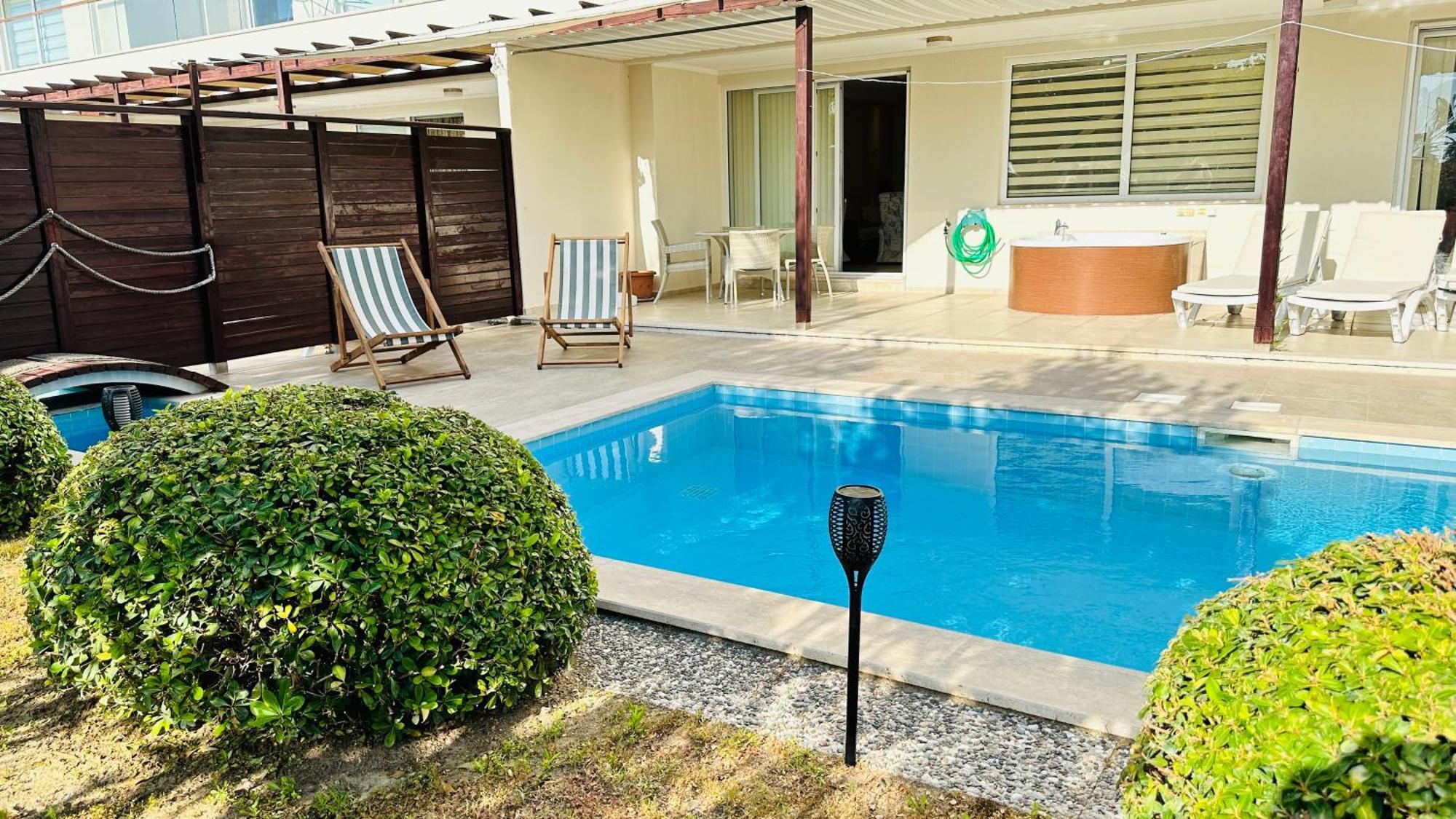 Babylon Luxury Villa With Private Pool And Indoor Heated Pool Side Eksteriør billede